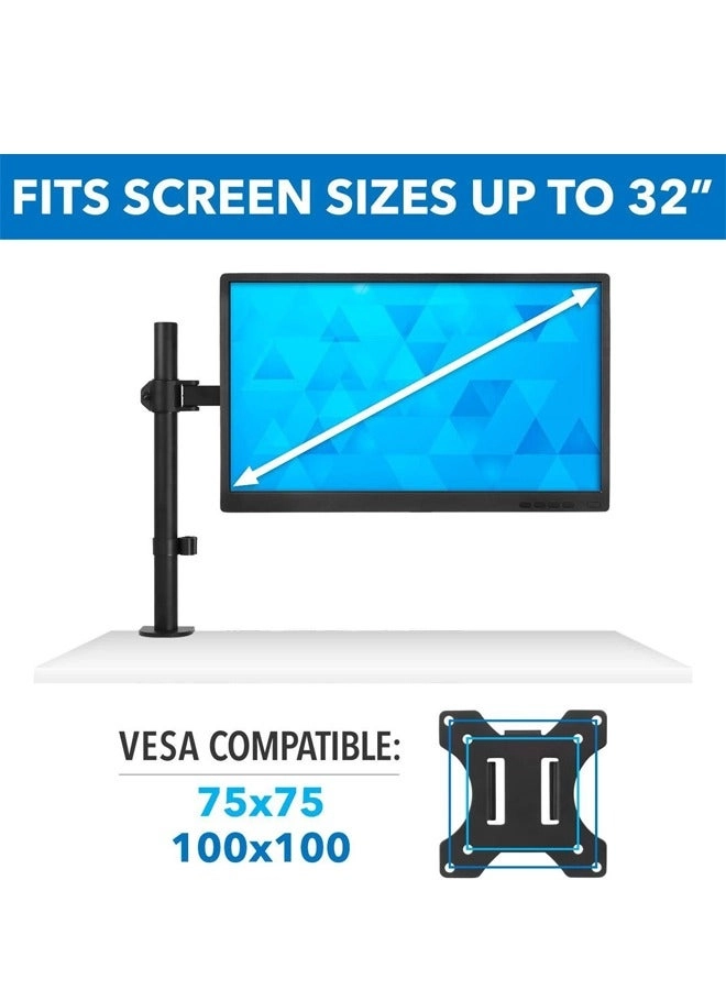 Single Monitor Stand - 32 in VESA 75x75mm or 100x100mm
