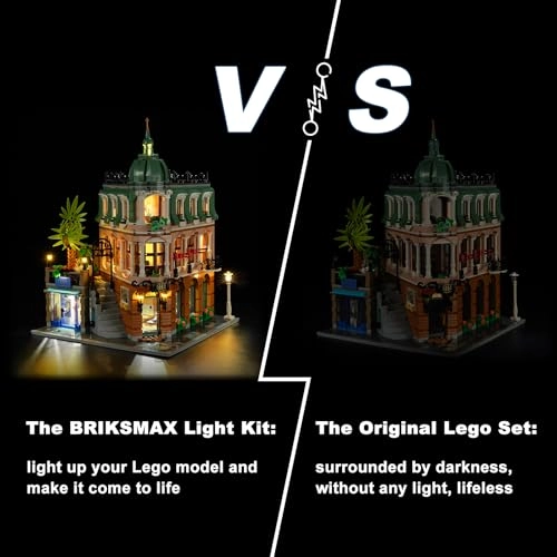 Led Lighting Kit - Creator Expert Boutique Hotel Compatible with Lego 10297