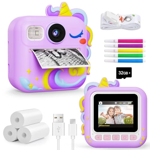CP02 - Kids Instant Camera Purple
