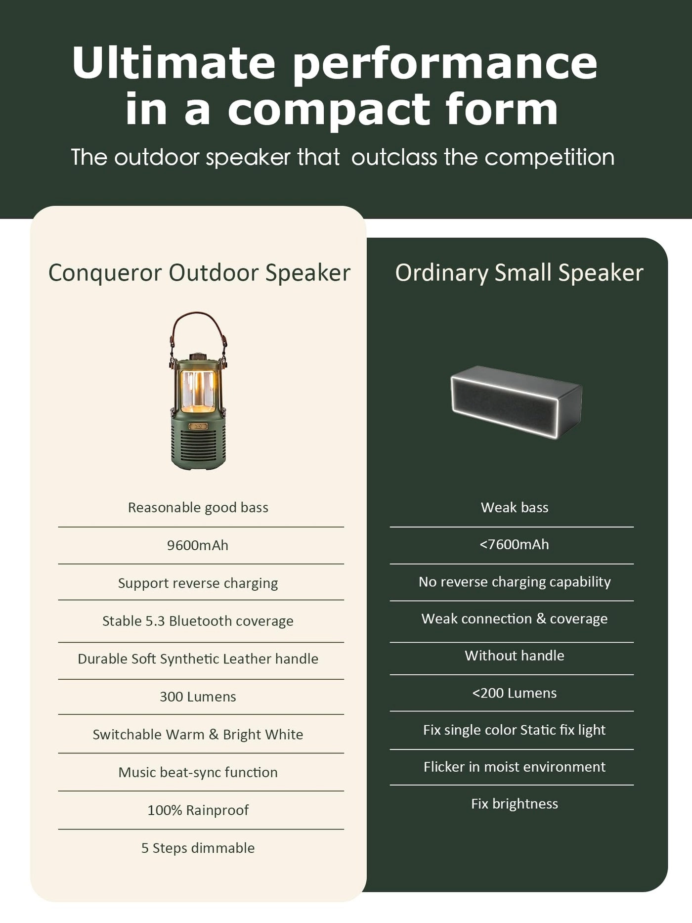Conqueror Lantern - 30W
