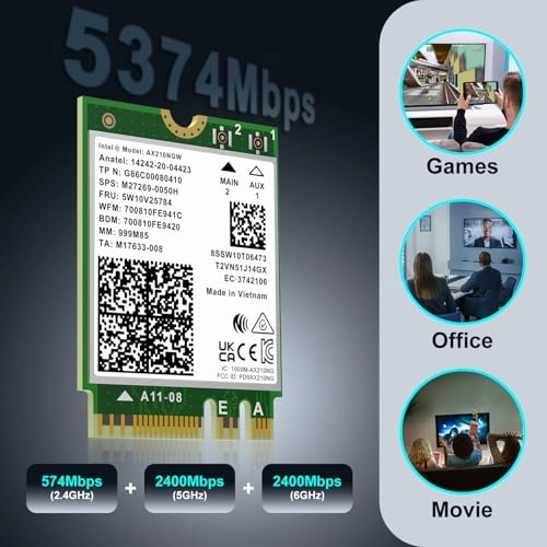 AX210 - WiFi 6E Wireless
