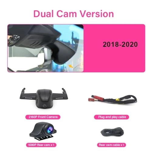 Dash Cam for BMW X4 xDrive25i xDrive30i 2019-2020 - 4K