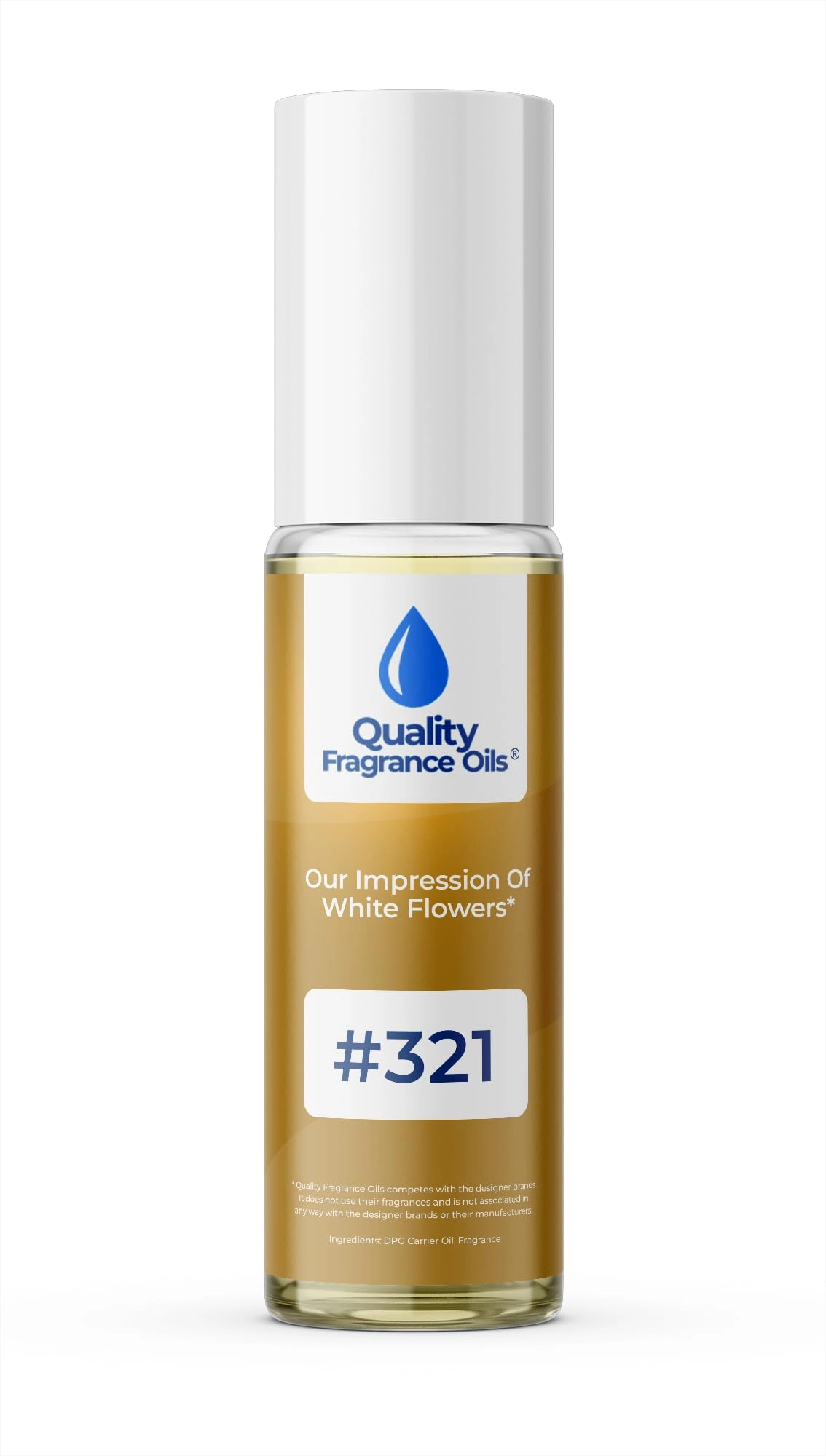 quality fragrance oils White Flowers Impression #321 Eau de Parfum - 10ml