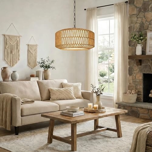 Farmhouse Chandelier - Dimmable