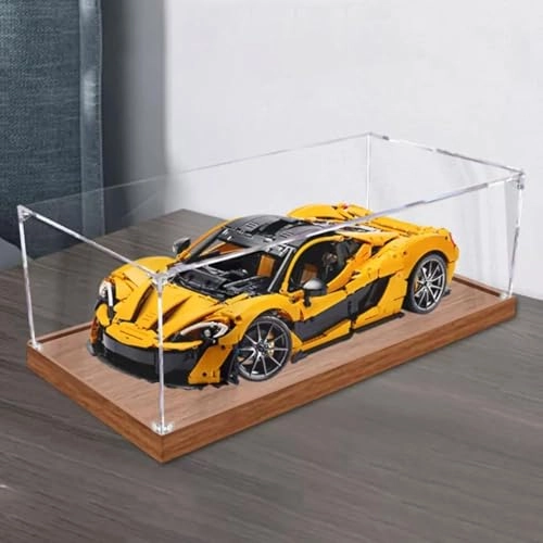 Acrylic Display Case (42172) - Transparent Base With Mirror 62 x 30 x 20 cm