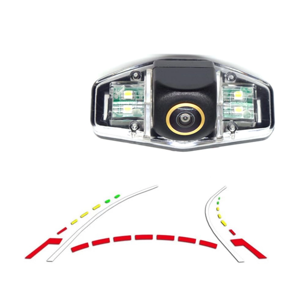 Fisheye Vehicle Car Rear View Camera - Night Vision RCA 1280*720 Pixels