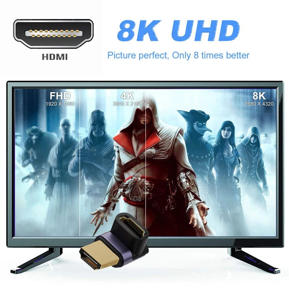 8K HDMI Adapter with Ethernet