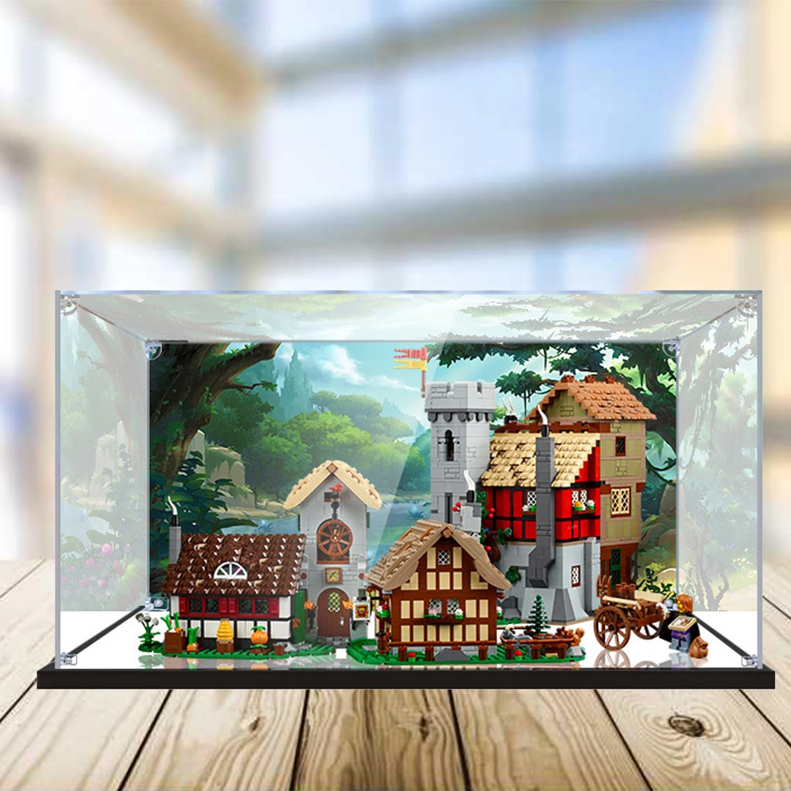 China Display Case - 50 x 40 x 30 cm Mirror Thickened(3mm