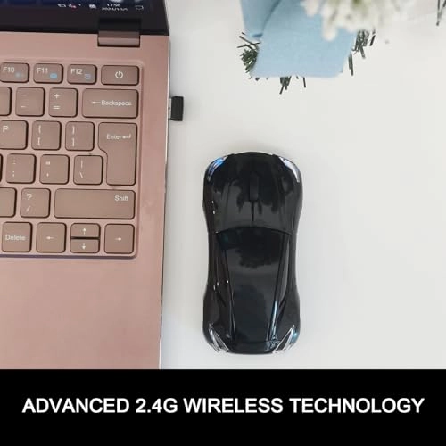 Sport Car Shaped Optical Mouse - Wireless