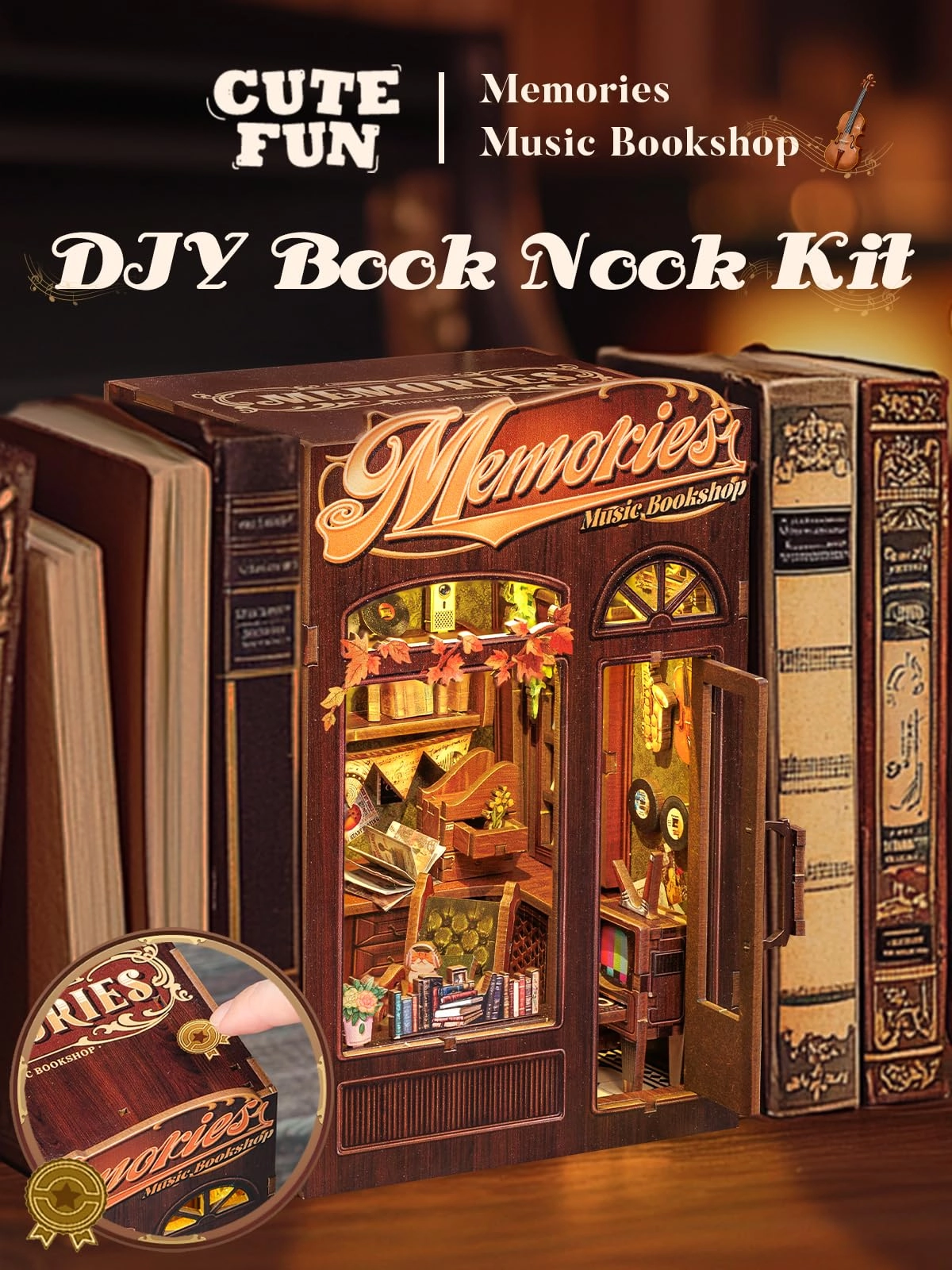 Book Nook Kit - Nebula Rest Room 1/32