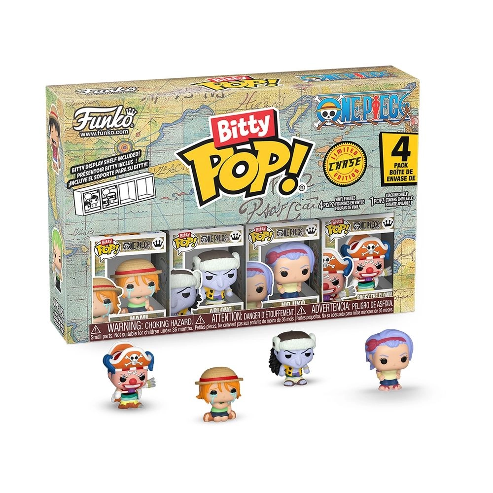 FUNKO TOYS Nami + Arlong + Nojiko + Chase Bitty POP - One Piece (FU86893)