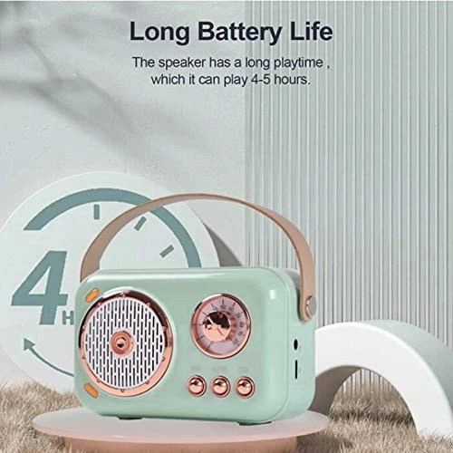 Retro Bluetooth Karaoke Machine - 1 Microphone 5W