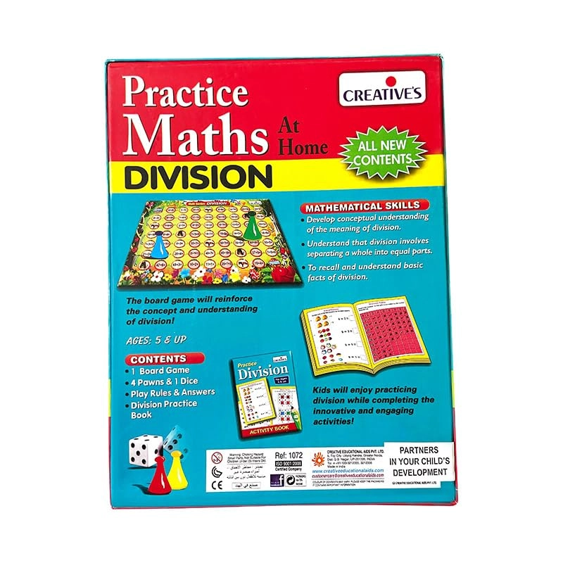 Practice Math at Home Division - 5 years and up 28 pieces