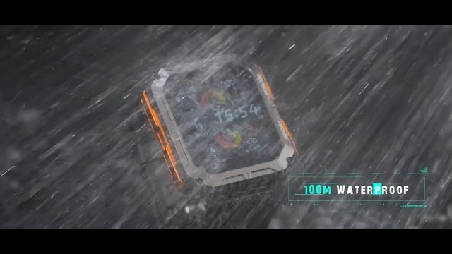 Military Smart Watch - 128 MB 10 ATM Waterproof