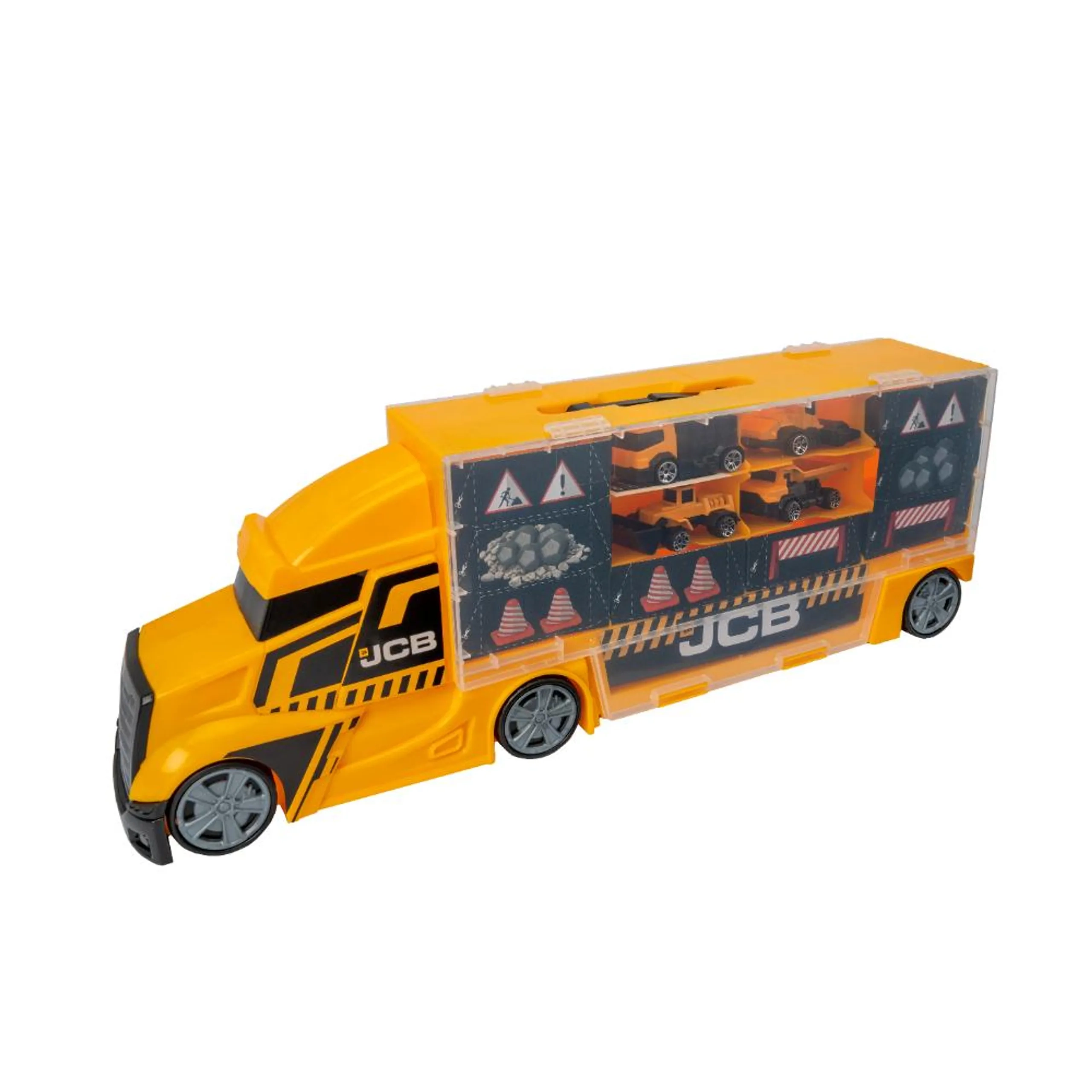 Construction Transporter - 1 transporter 4 die-cast trucks