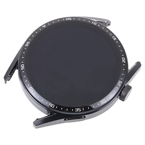 LCD Screen Digitizer Full Assembly for Huawei Watch GT 3 46mm - Single Cable Edition Black
