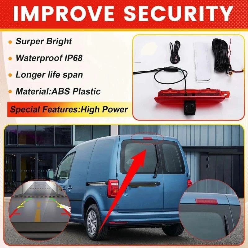 Rear View Backup Brake Light Camera - Night vision RCA 600 TV lines