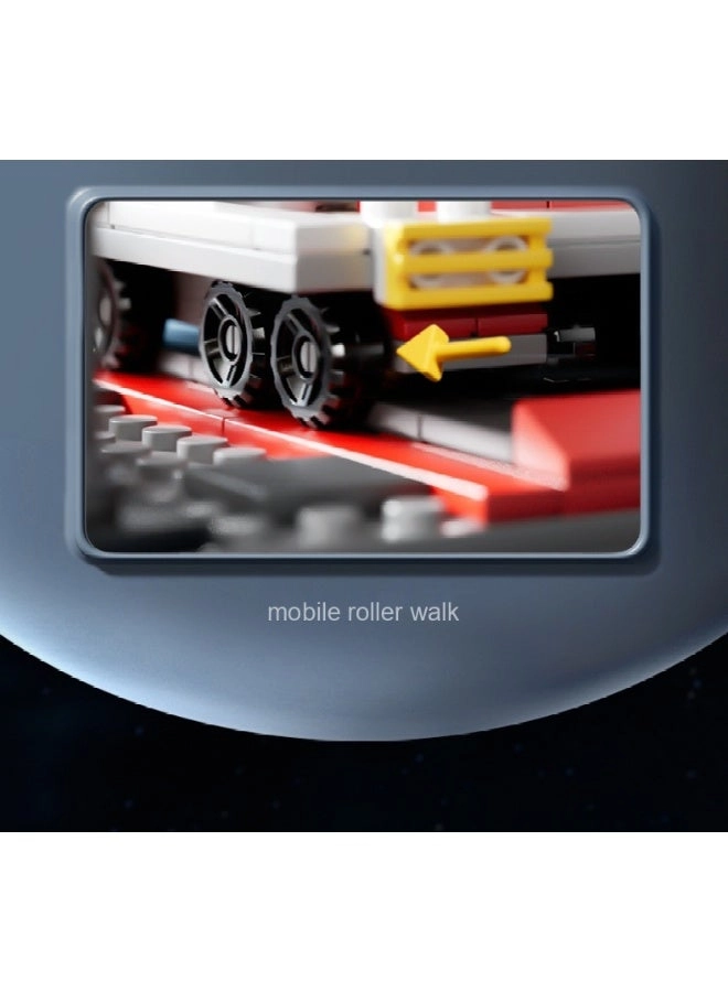 8858 spacecraft + 8859 rocket - spacecraft 508pcs