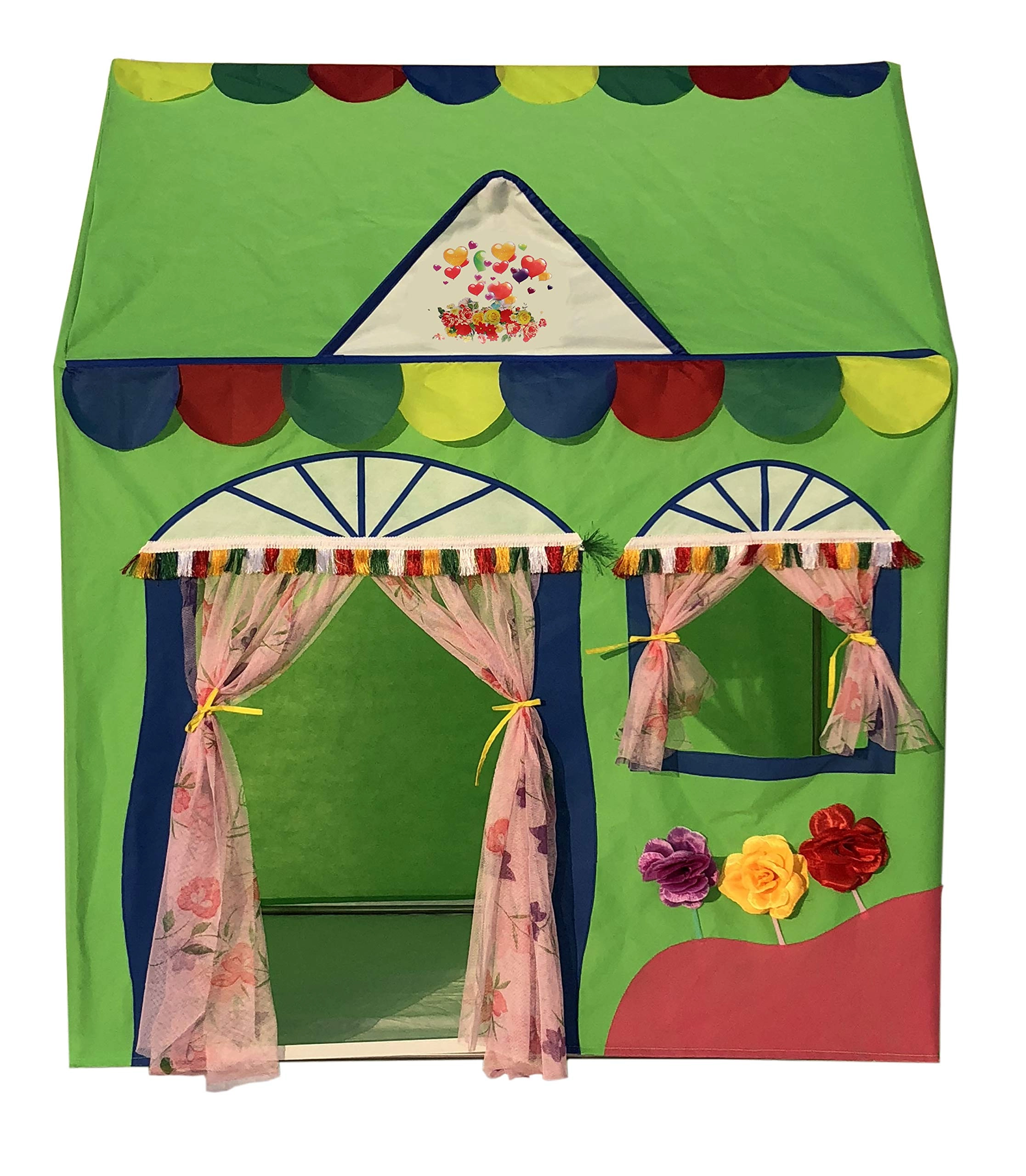 Hut Type Play Tent - Big Size Pink 105D x 85W x 145H Centimeters