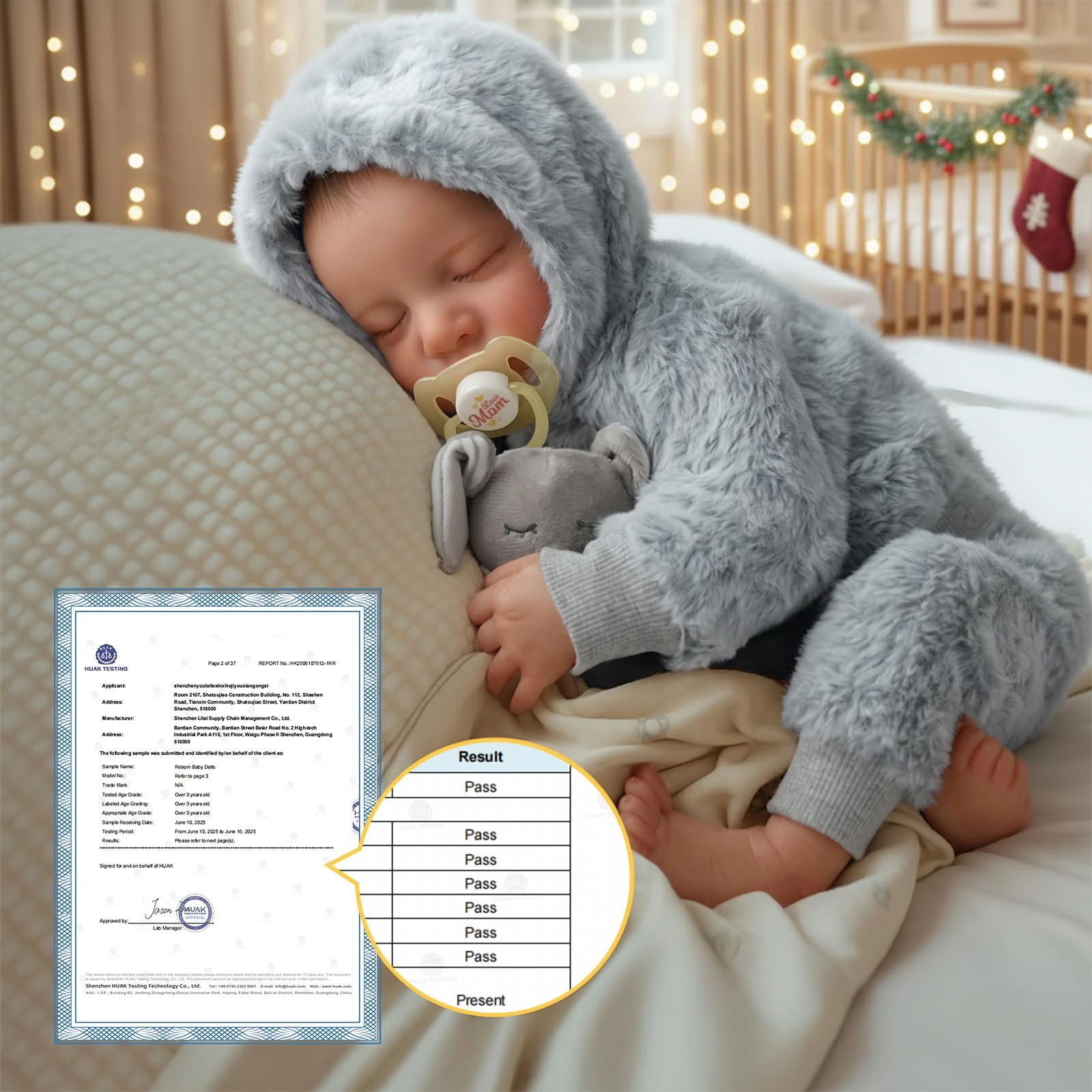 Reborn Baby Doll - 17Inch Vinyl Boy Ages 3+