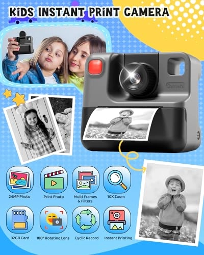 Kids Camera - 24MP 1080P