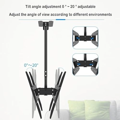 TV Ceiling Mount - 160kg 75-100 inch