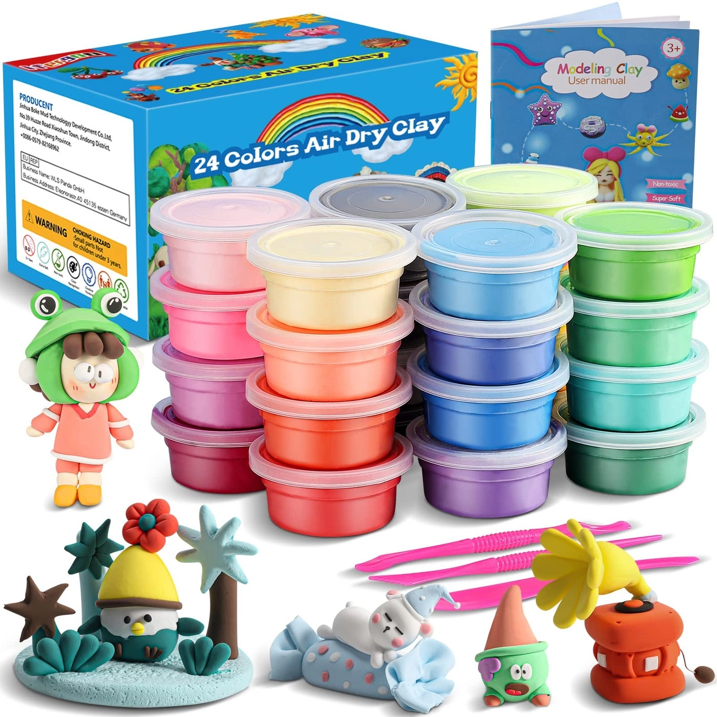 Modeling Clay Kit - 24 colors 3+ years