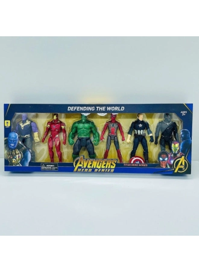 Super Hero Action Figure Set (4048) 6 pcs