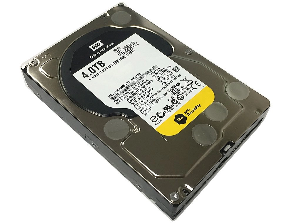ENTERPRISE 3.5" 7200rpm 64MB SATA 6Gb/s (WD4000FYYZ) - 4TB
