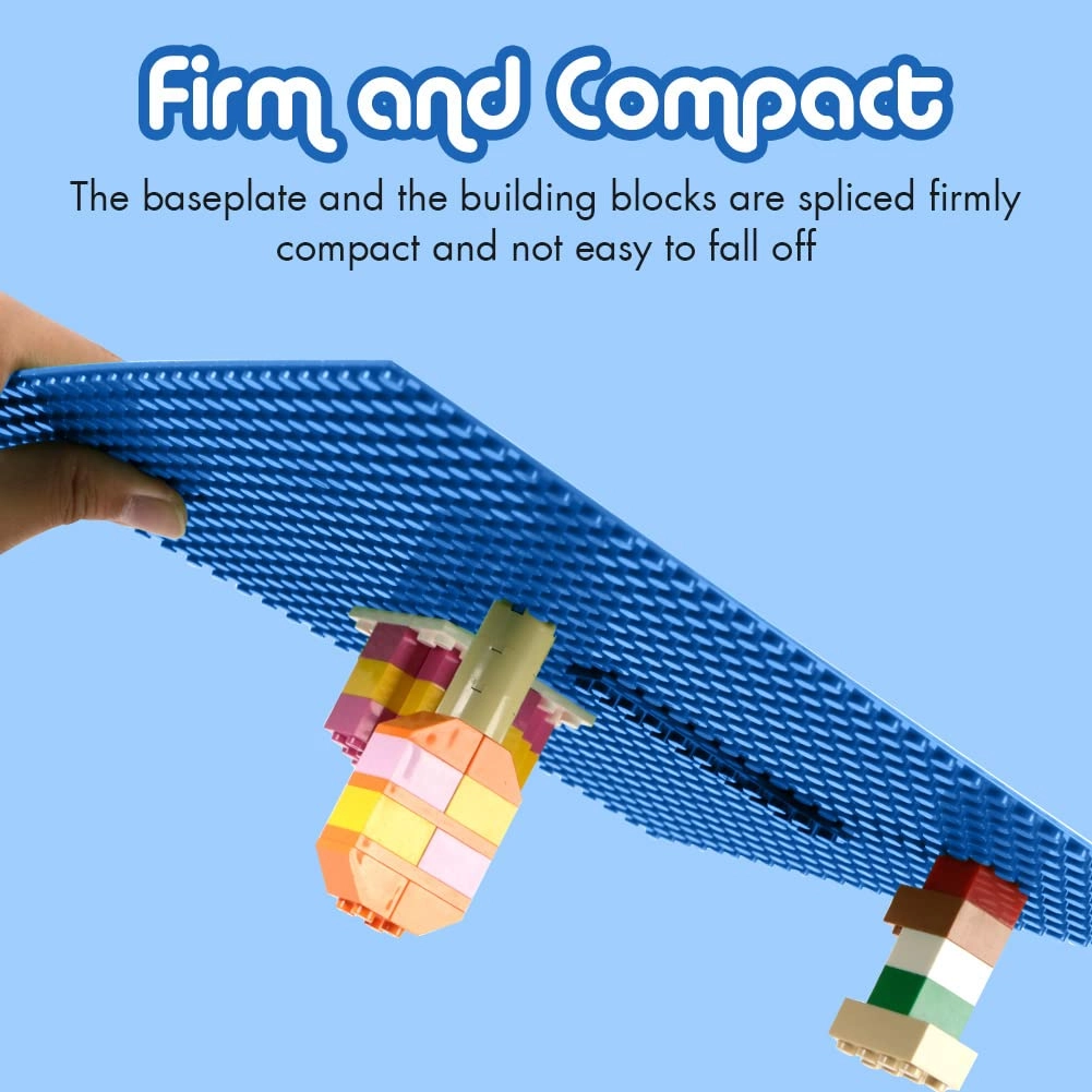 Baseplate for Building Bricks 25.4X25.4cm - 6pcs