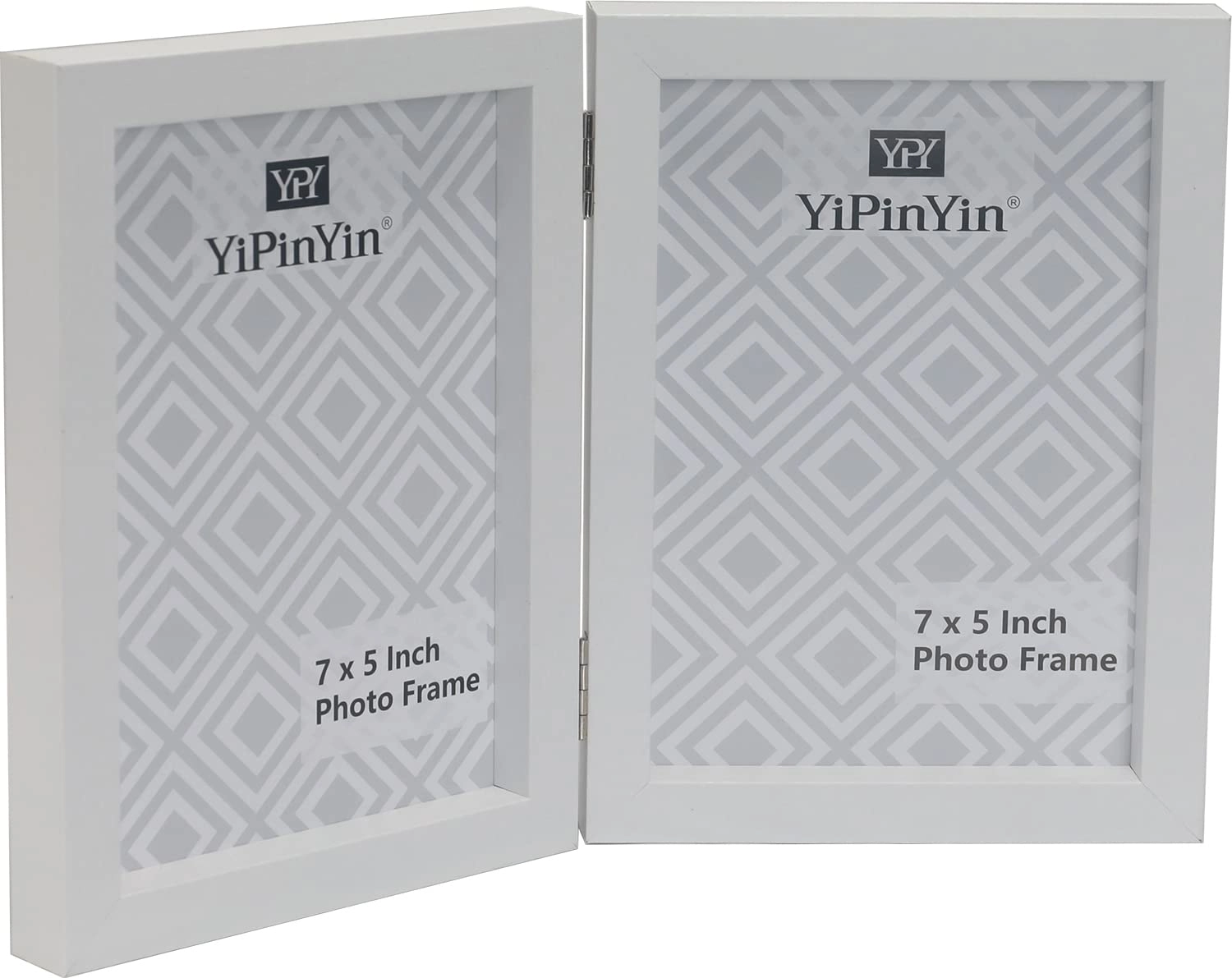 yipinyin Hinged Double Photo Frame - 7x5'' 2