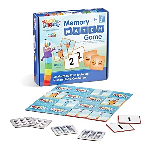 Numberblocks Memory Match Game - 3-5 80 pieces