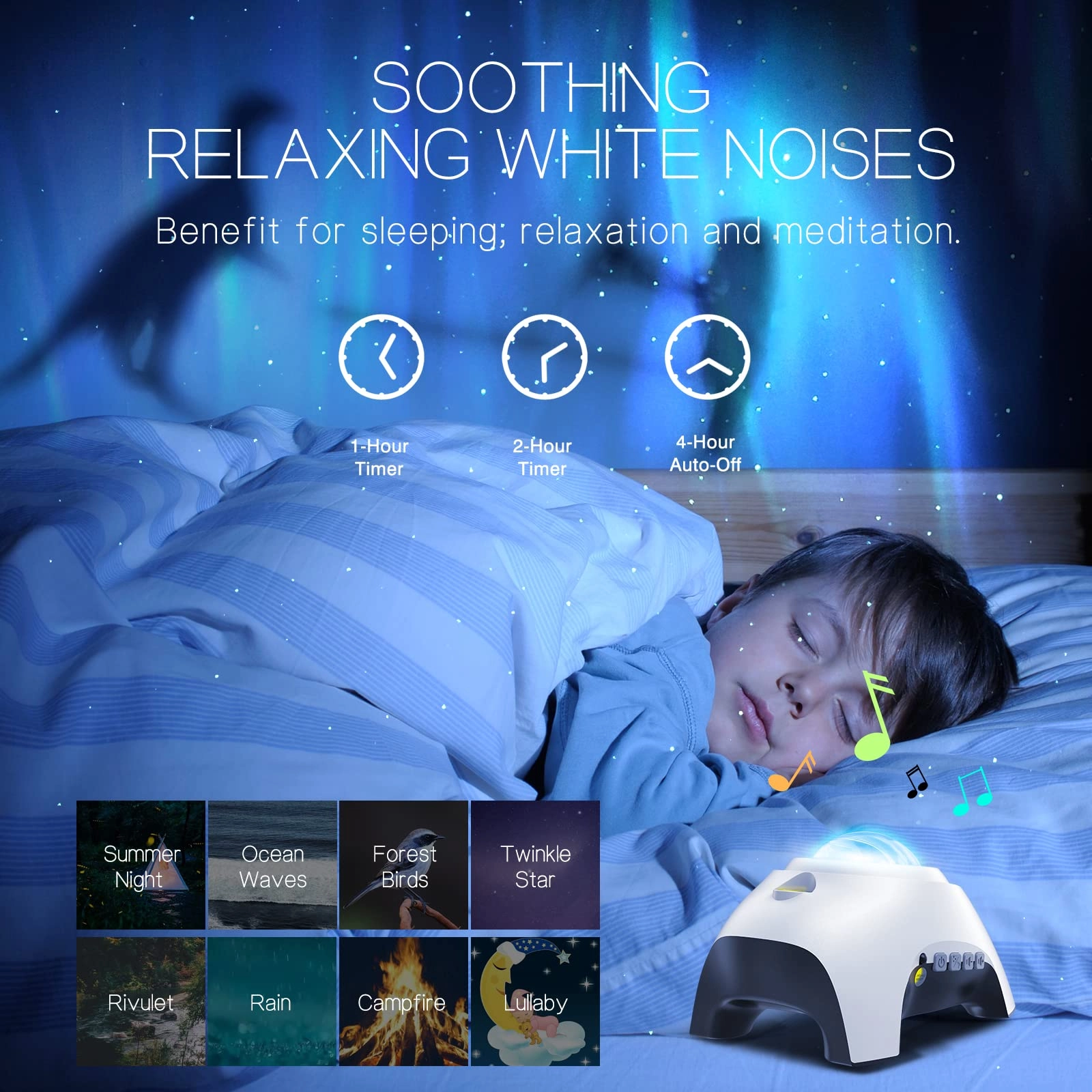 Northern Galaxy Light - 33 Light Effects Bluetooth Speaker