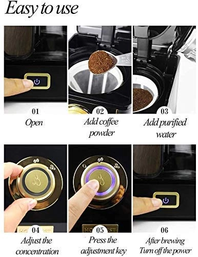 Coffee maker - Semi-Automatic with grinder Keep Warm