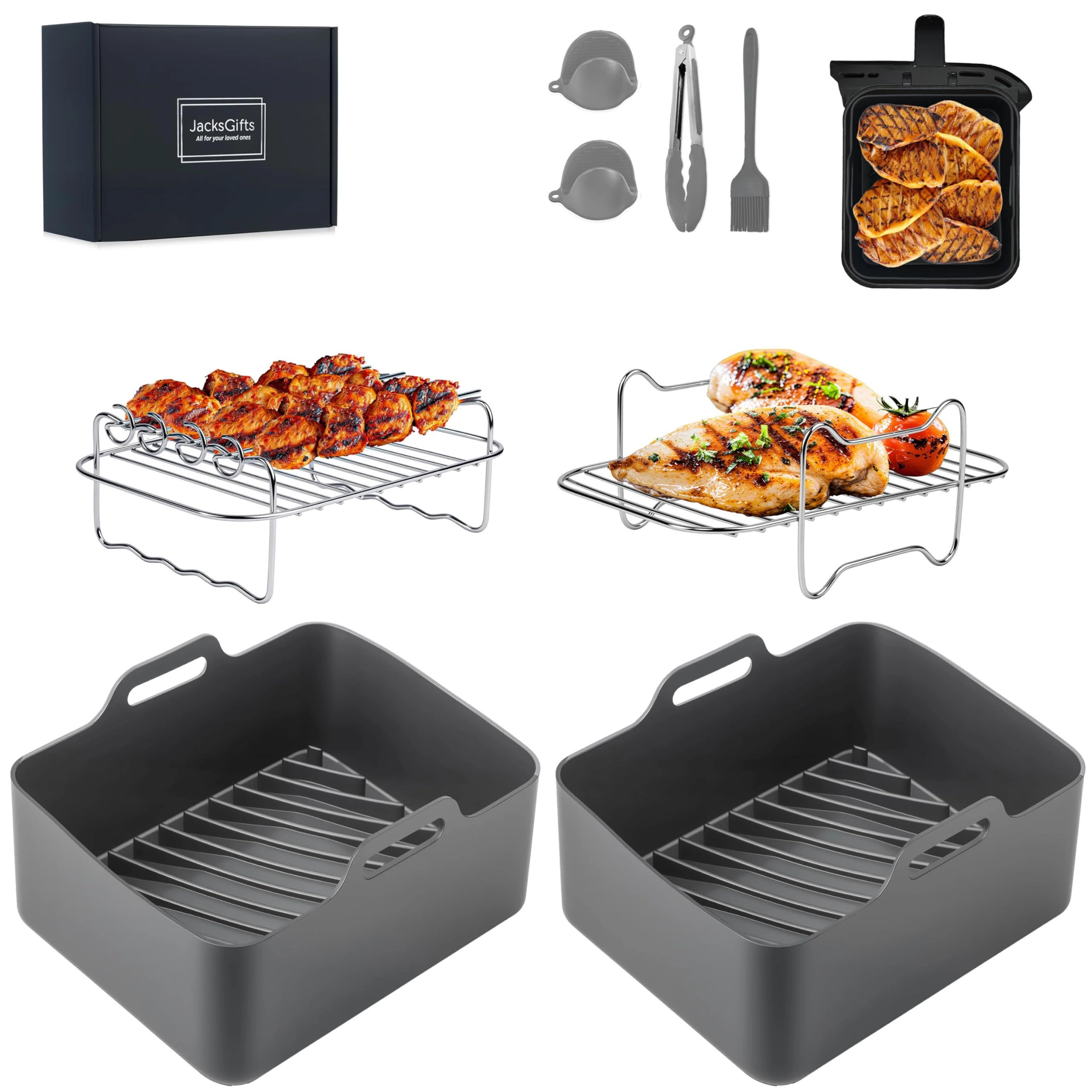 Air Fryer Accessories - silicone 8pcs