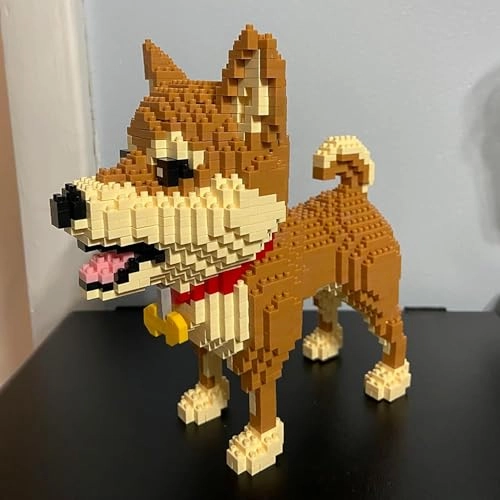 Building Block Animal Bricks Dog Shiba Inu - 1850 pcs