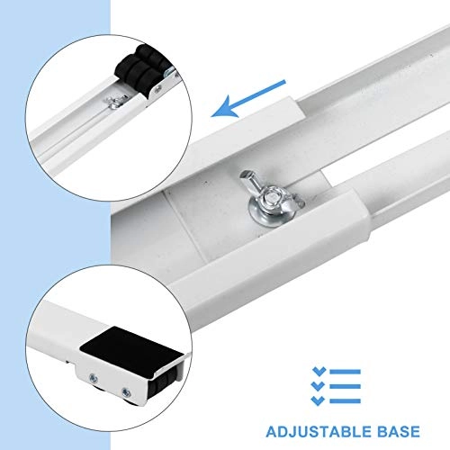 Washing Machine Base - Adjustable Silver