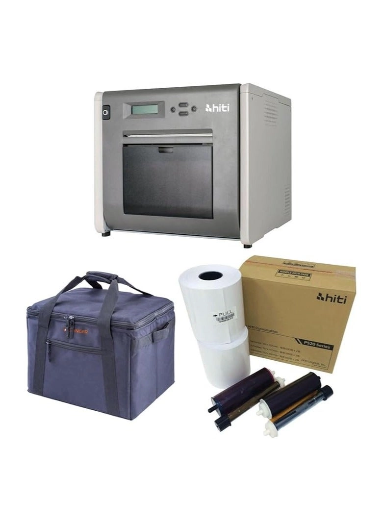 HiTi P525L - 300 x 300 dpi + 4x6 Media + Printer Carrying Case