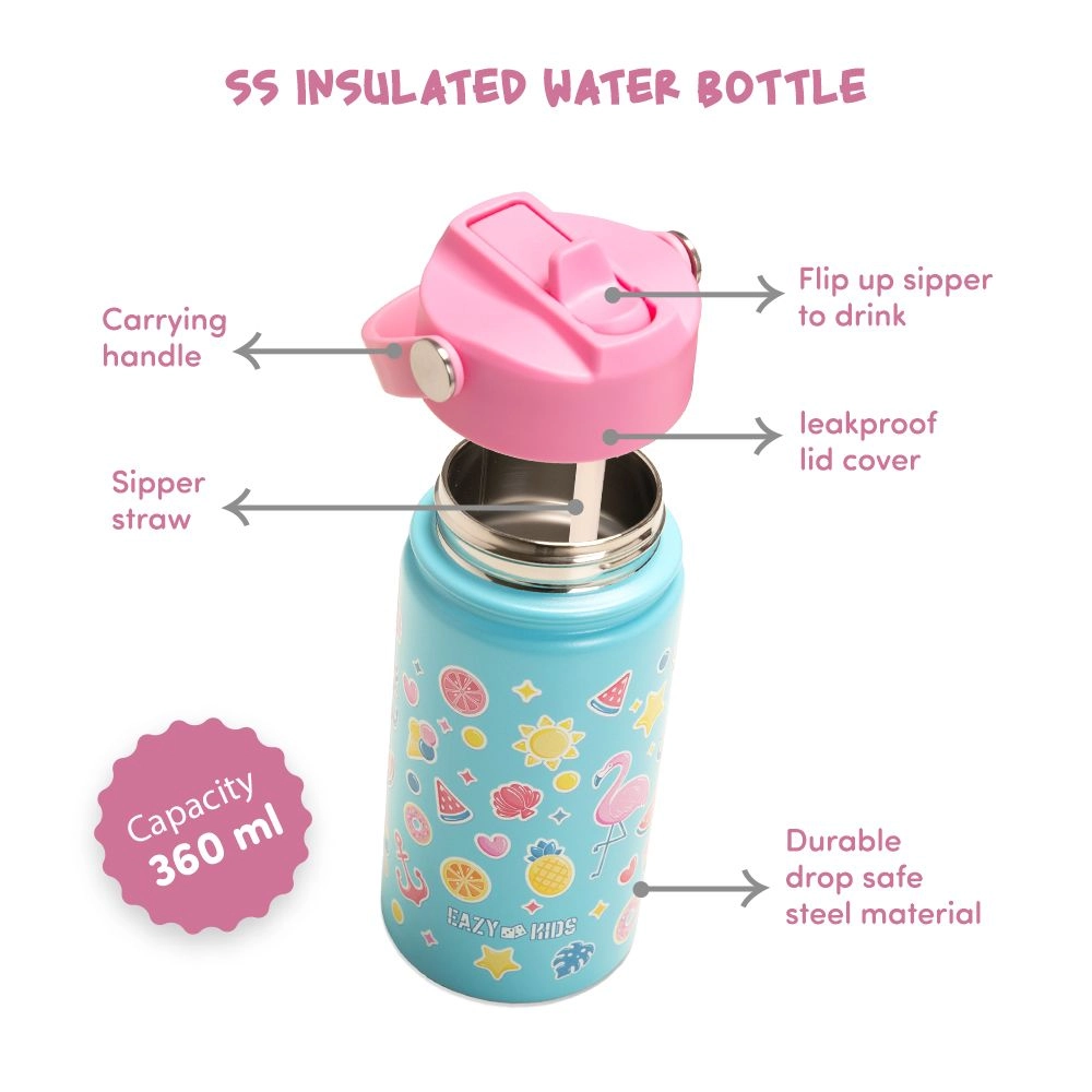 Lunch Box - 1100ml Racing Green + Water Bottle - 450ml + Lunch Bag - 3600ml