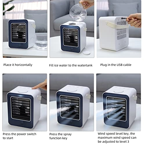 Personal Air Cooler - 4 in 1 Portable USB