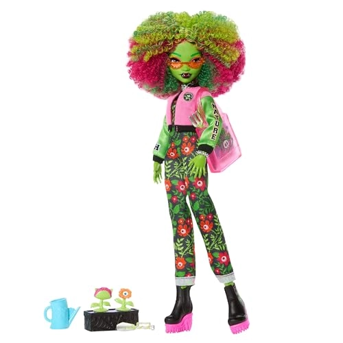 Venus McFlytrap Doll - Monster Diary Horrifying Garden Club Accessories Set Ages 4+