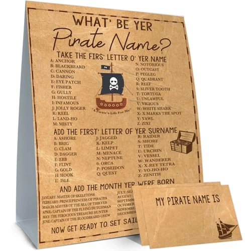 Pirate Birthday Decorations - 30 PCS Birthday