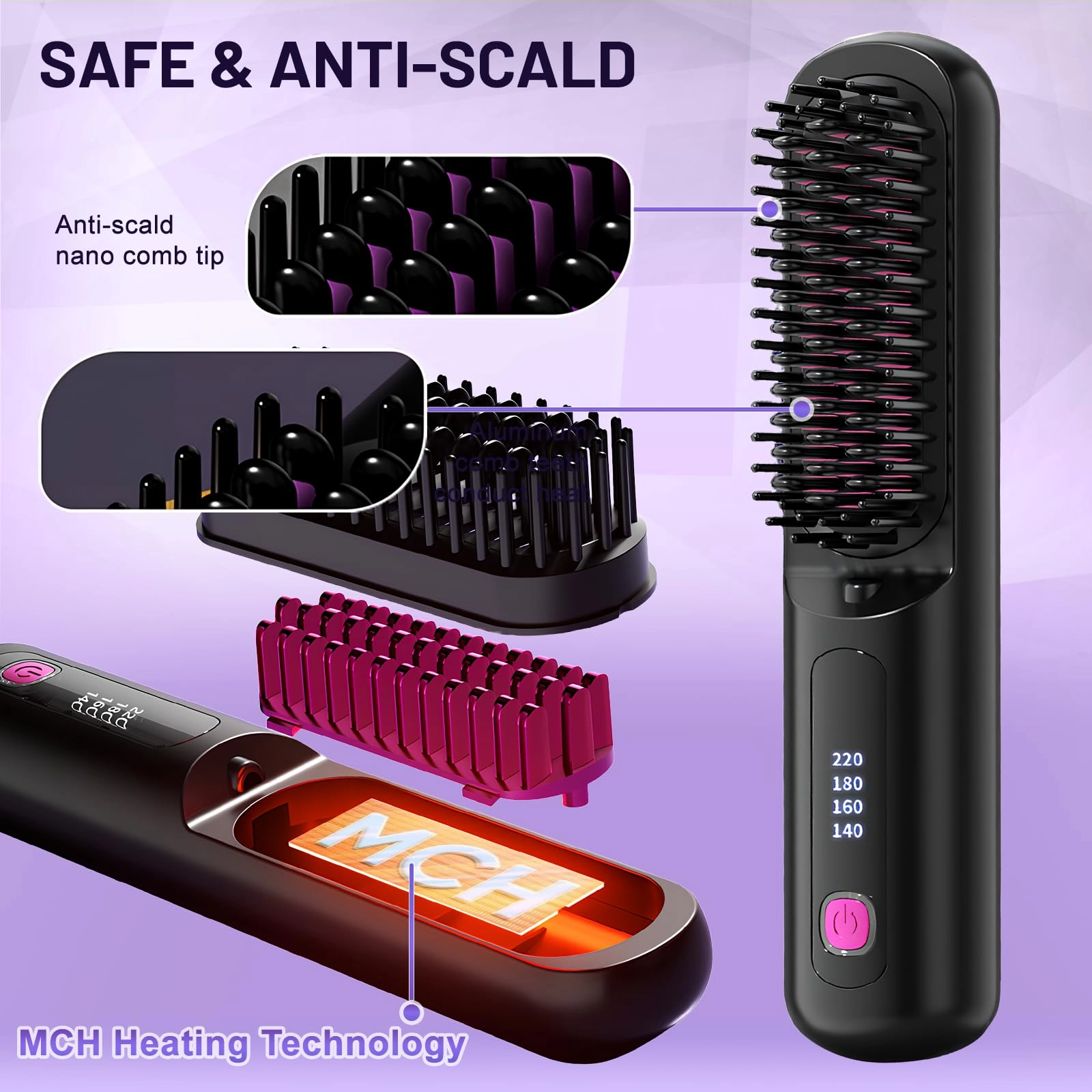 Go Brush Pro - Cordless Rechargeable Pink