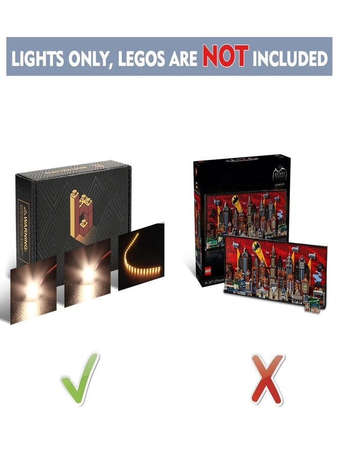 Lighting Kit Compatible with Lego The Animated Series Gotham City 76271 - Bricks Not Included Classic Version Light