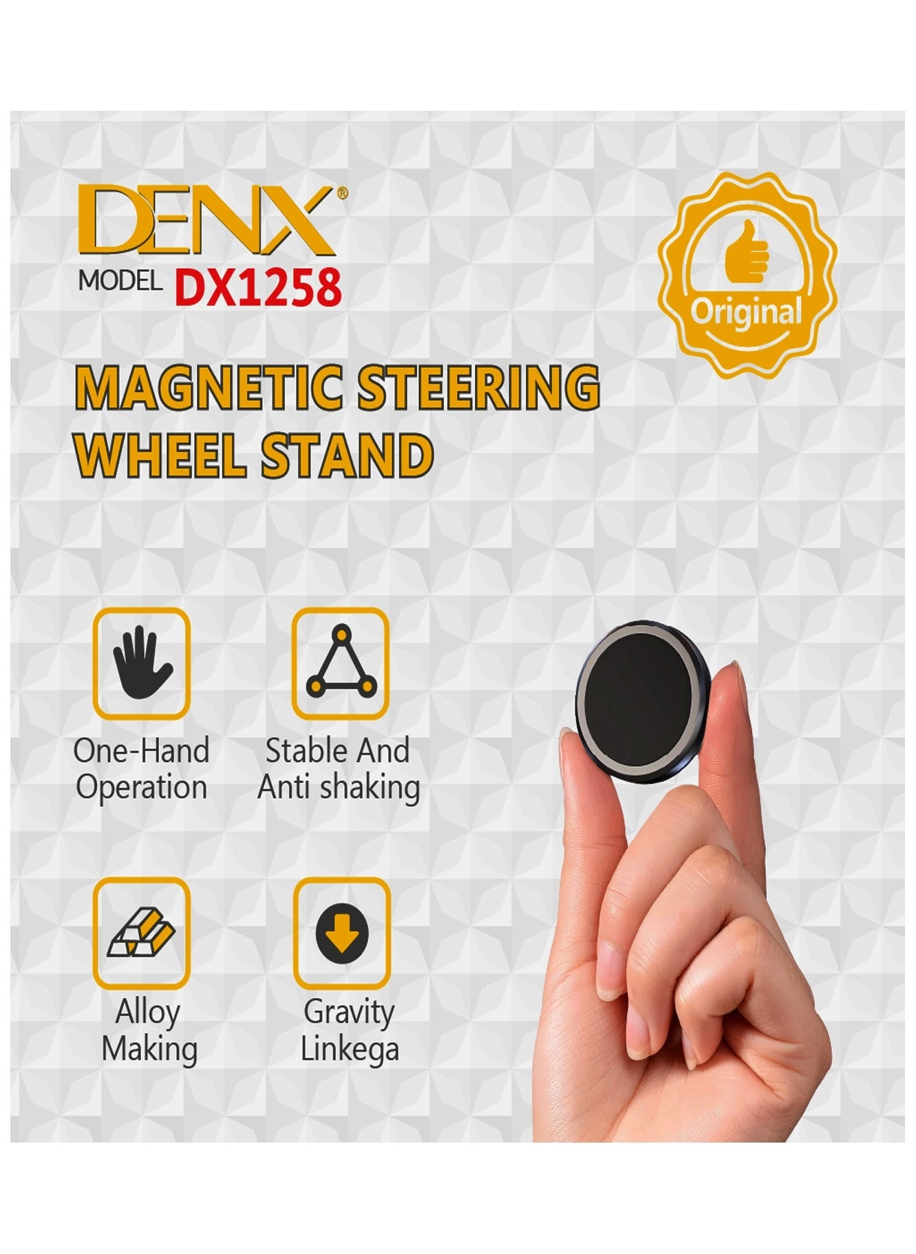 Magnetic Steering Wheel Phone Mount