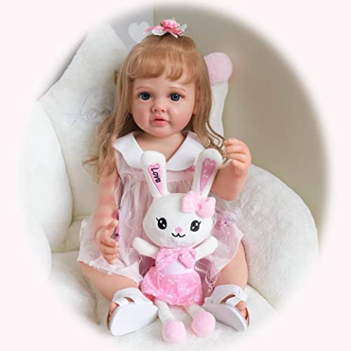 Princess Betty Reborn Baby Doll - 55CM Silicone Hand rooted hair