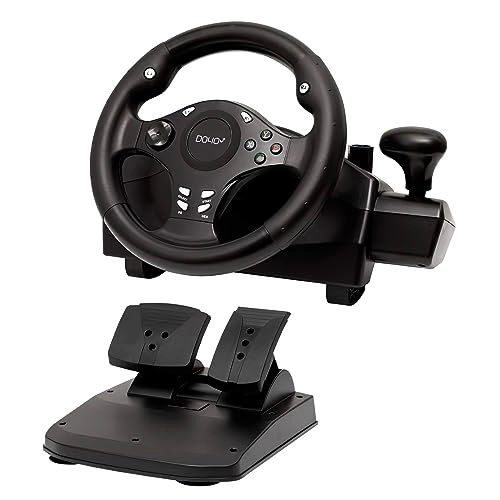 DOYO Steering Wheel Racing Wheel & Pedals - PC/Xbox/PS4/Switch