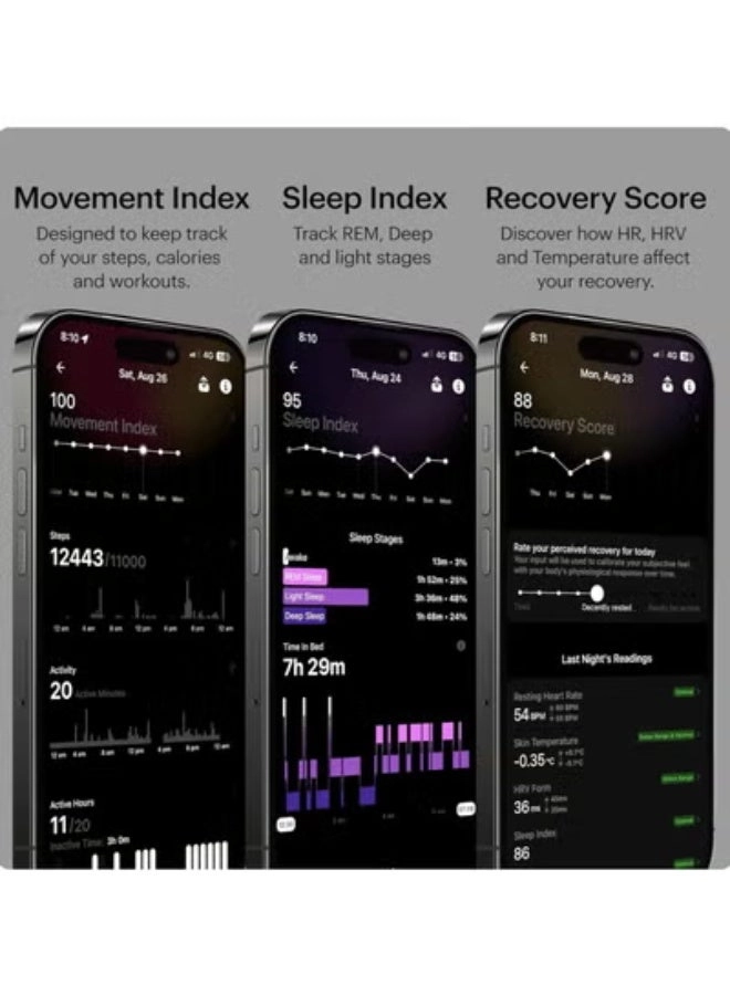 Ring AIR - HRV Water Resistant up to 100 m