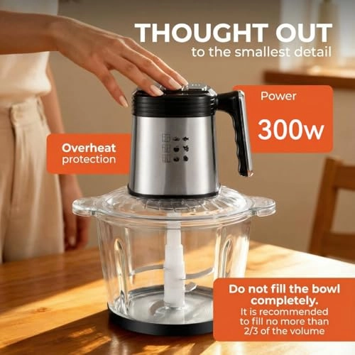Electric Meat Grinder - 3.0L 300W 3-Speed