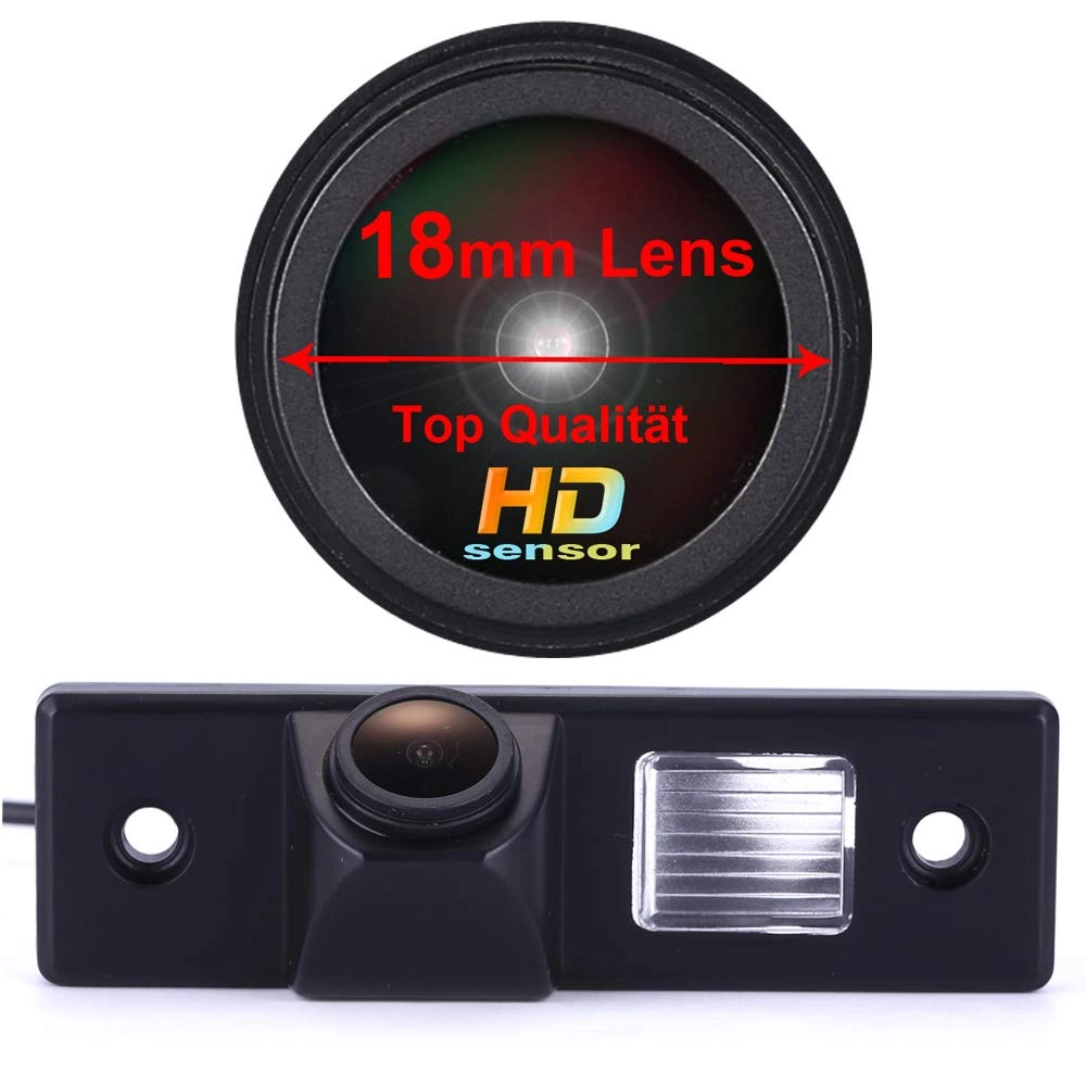 HD Color CCD Waterproof Vehicle Car Rear View Backup Camera - RCA 1280*720 Pixels